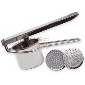 MAX SCHIACCIAPATATE 2 DISCHI INOX ERCOLINO MAX SCHIACCIAPATATE 2 DISCHI INOX ERCOLINO