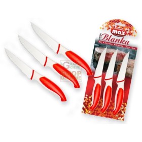 MAX SET 3 COLTELLI BISTECCA LINEA BLANKA MAX SET 3 COLTELLI BISTECCA LINEA BLANKA