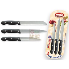 MAX SET 3 COLTELLI CUCINA KING MAX SET 3 COLTELLI CUCINA KING