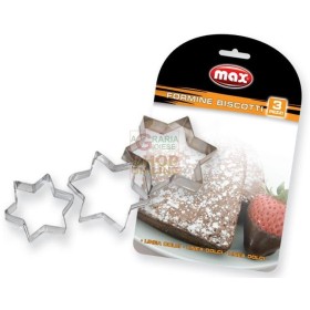 MAX SET 3 FORME BISCUITI STELLA MAX SET 3 FORME BISCUITI STELLA