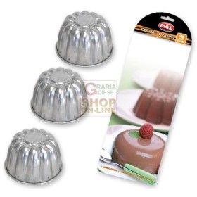 MAX SET 3 PIESE FORME BUDINCI DIA.9.5CM MAX SET 3 PIESE FORME BUDINCI DIA.9.5CM