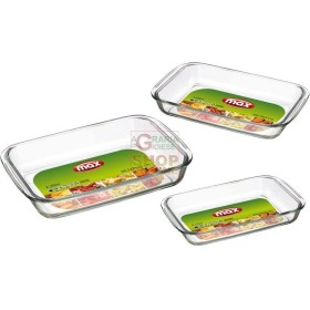 MAX SET 3 TEGLIE RETTANGOLARI 2.2-1.6-0.7LT MAX SET 3 TEGLIE RETTANGOLARI 2.2-1.6-0.7LT