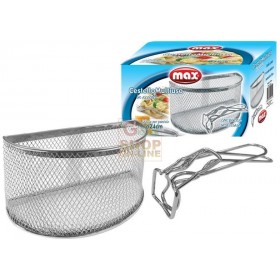 MAX SET CESTELLO MULTIUSO 24CM CON PINZA MAX SET CESTELLO MULTIUSO 24CM CON PINZA