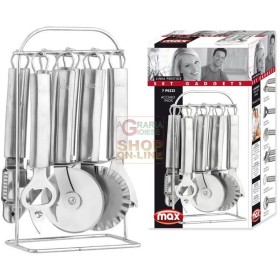 MAX SET GADGET 6PZ C/APPENDINO INOXIDABILI MAX SET GADGET 6PZ C/APPENDINO INOXIDABILI