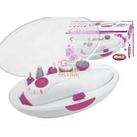 MAX SET MANICURE CON 5 ACCESSORI IN DISPLAY MAX SET MANICURE CON 5 ACCESSORI IN DISPLAY