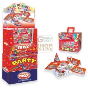MAX SET PARTY 12 POSTI 98 PZ MAX SET PARTY 12 POSTI 98 PZ