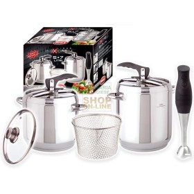 MAX SET PENTOLE PRESS.5+7LT CON ACCESSORI MAX SET PENTOLE PRESS.5+7LT CON ACCESSORI