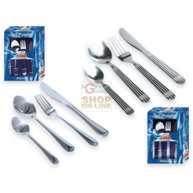 MAX SET POSATE INOX 24 PEZZI - ASSORTITE MAX SET POSATE INOX 24 PEZZI - ASSORTITE