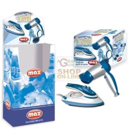 TRAVEL MAX: USCĂTOR DE PĂR + PALLBOX DE CĂLCAT TRAVEL MAX: USCĂTOR DE PĂR + PALLBOX DE CĂLCAT