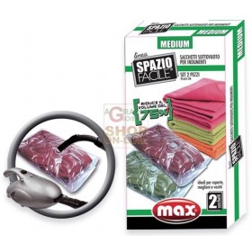 MAX SPAZIO FACILE SAC. MEDIUM 2PZ 45X65 CM MAX SPAZIO FACILE SAC. MEDIUM 2PZ 45X65 CM