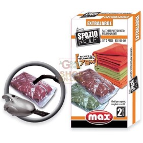 MAX SPAZIO FACILE SAC.EXTRALARGE 2PZ 80X100 MAX SPAZIO FACILE SAC.EXTRALARGE 2PZ 80X100