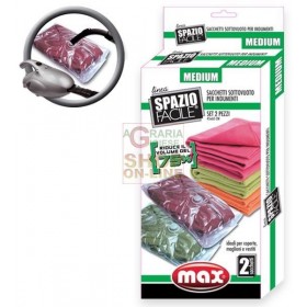 MAX SPAZIO FACILE SAC.MEDIUM 2PZ 45X65CM MAX SPAZIO FACILE SAC.MEDIUM 2PZ 45X65CM