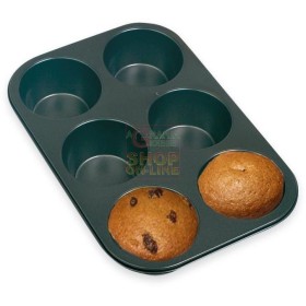 MAX STAMPO 6 MUFFINS ANTIADERENTE MAX STAMPO 6 MUFFINS ANTIADERENTE