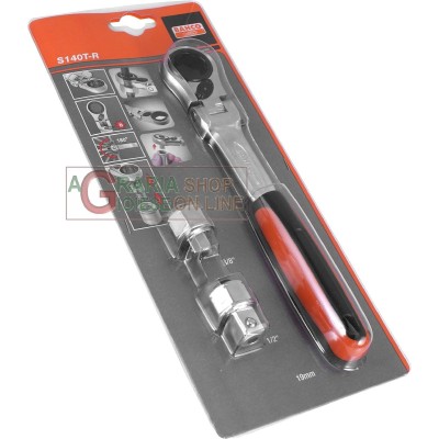 BAHCO ART. S140T-R CHIAVI CU PRIN RATCHET PZ. 3