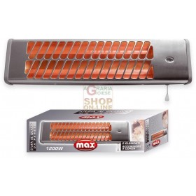 MAX ARAGAZ CU CUARȚ MONTAT PE PERETE 1200 W MAX ARAGAZ CU CUARȚ MONTAT PE PERETE 1200 W