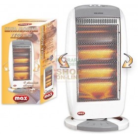 MAX STUFA ALOGENA 4 TUBI 1800W  LUX MAX STUFA ALOGENA 4 TUBI 1800W LUX