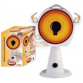 MAX STUFA ALOGENA PARABOLA D.30 1000W MAX STUFA ALOGENA PARABOLA D.30 1000W
