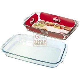MAX TEGLIA RETTANGOLARE 1.5LT DIM.29.6X17. MAX TEGLIA RETTANGOLARE 1.5LT DIM.29.6X17.