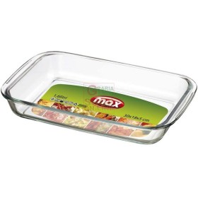 MAX TAVĂ DREPTUNGHIULARĂ 1.8LT DIM.30X18X5CM MAX TAVĂ DREPTUNGHIULARĂ 1.8LT DIM.30X18X5CM