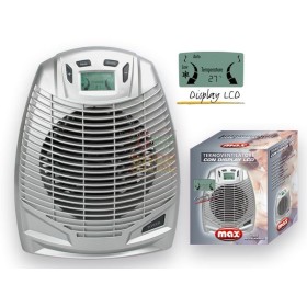 MAX TERMOVENTILATORE  DISPLAY LCD 2.400 W MAX TERMOVENTILATORE DISPLAY LCD 2.400 W