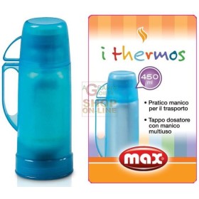 MAX THERMOS 450ML COLORI ASSORTITI 15PZ MAX THERMOS 450ML COLORI ASSORTITI 15PZ