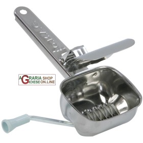 TRITAPREZZEMOLO IN ACCIAIO INOX CON COPERCHIO A MULINELLO TRITAPREZZEMOLO IN ACCIAIO INOX CON COPERCHIO A MULINELLO