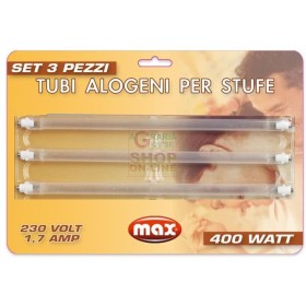 MAX TUBI ALOGENI PER STUFE 3 PZ