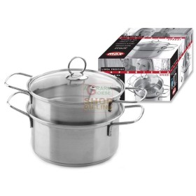 MAX STEAMER 3PCS 18CM STEEL PRESTIGE MAX STEAMER 3PCS 18CM STEEL PRESTIGE