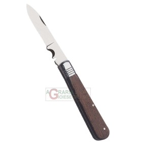 BAHCO COLTELLO CHIUDIBILE PER ELETTRICISTI MANICO IN LEGNO LAMA IN ACCIAIO CM. 20 BAHCO COLTELLO CHIUDIBILE PER ELETTRICISTI MANICO IN LEGNO LAMA
