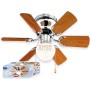 MAX FAN SOFFITTO 6 LAME LEMN 76 CM