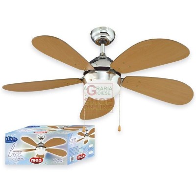 MAX FAN SOFFITTO,5 BLADES, DIA 106CM