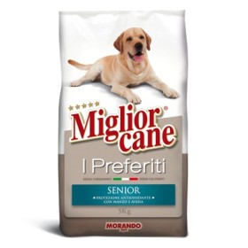 MIGLIORCANE KG. 3 PREFERITI SENIOR CU CARNE DE VITĂ ȘI OVĂZ