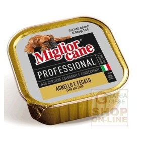 MIGLIORCANE PROFESSIONAL CON AGNELLO E FEGATO GR. 300