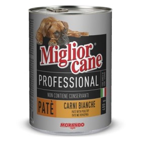 MIGLIORCANE PROFESSIONAL PATE CON CARNI BIANCHE GR.400