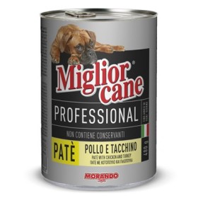 MIGLIORCANE PATE PROFESIONAL CU PUI ȘI CURCAN GR.400