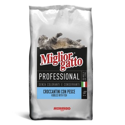 MIGLIORGATTO KG. 17 PROFESSIONAL CON PESCE