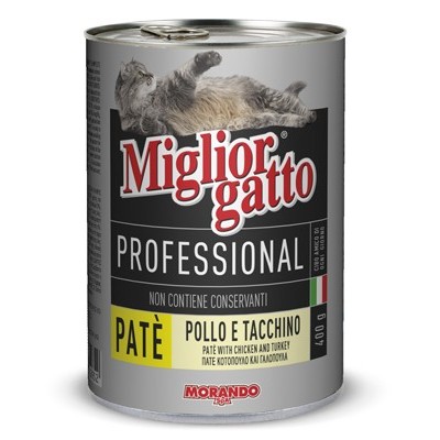 MIGLIORGATTO PATE PUI PROFESIONAL ȘI TURCIA GR.400