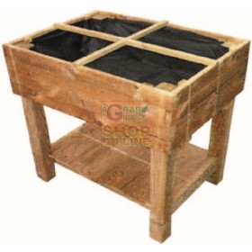 MINIGARDEN DIN LEMN DE PĂMÂNTACE LEMN IMPREGNAT ÎN INTERIORUL cm. 60x80x80h MINIGARDEN DIN LEMN DE PĂMÂNTACE LEMN IMPREGNAT ÎN INTERIORUL