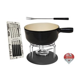 SET MOHA PENTRU FORMAGGIO FONDUE PZ 9 BLACK HC 26808 SET MOHA PENTRU FORMAGGIO FONDUE PZ 9 BLACK HC 26808