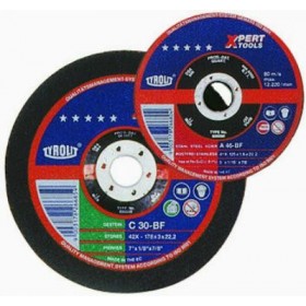 MOLE ABRASIVE TYROLIT FERRO CON DEPRESSO 115X6X22 MOLE ABRASIVE TYROLIT FERRO CON DEPRESSO 115X6X22