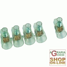 MORSETTI PER CAVI ELETTRICI MM. 4,0 PZ. 10 MORSETTI PER CAVI ELETTRICI MM. 4,0 PZ. 10