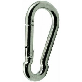 CARABINIER DE SIGURANȚĂ DIN OȚEL INOXIDABIL MM. 80 CARABINIER DE SIGURANȚĂ DIN OȚEL INOXIDABIL MM. 80