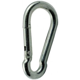 CARABINIER DE SIGURANȚĂ DIN OȚEL GALVANIZAT MM. 120 CARABINIER DE SIGURANȚĂ DIN OȚEL GALVANIZAT MM. 120