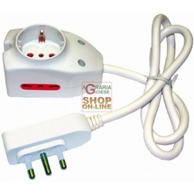 MULTI-SOCKET 3 PRIZE 10/16A CU T 3X1 MT. 0,7 ART. VL03AC MULTI-SOCKET 3 PRIZE 10/16A CU T 3X1 MT. 0,7 ART. VL03AC