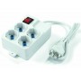 MULTI-SOCKET 4 SCHUKO 10/16A +T 3X1 MT. 1.5 ART. 045