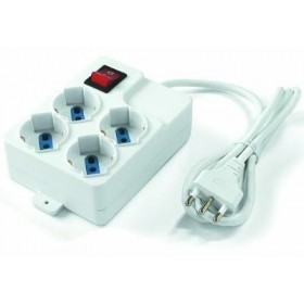MULTI-SOCKET 4 SCHUKO 10/16A +T 3X1 MT. 1.5 ART. 045 MULTI-SOCKET 4 SCHUKO 10/16A +T 3X1 MT. 1.5 ART. 045