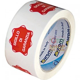NASTRO ADESIVO BIANCO CON SCRITTA SIGILLO DI GARANZIA MT. 66 NASTRO ADESIVO BIANCO CON SCRITTA SIGILLO DI GARANZIA MT. 66