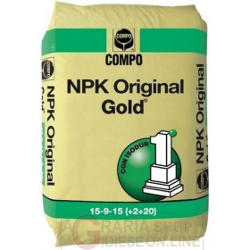 NITROPHOSKA COMPO NPK ORIGINAL GOLD 15.10.15 (+2+20) KG. 25 NITROPHOSKA COMPO NPK ORIGINAL GOLD 15.10.15 (+2+20) KG. 25
