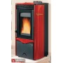 NORDICA STUFA A PELLET DUCHESSA KW 10 BORDEAUX STEEL