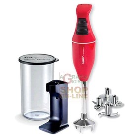 BAMIX MONO ROSSO FRULLATORE MIXER AD IMMERSIONE WATT. 180 CON KIT BAMIX MONO ROSSO FRULLATORE MIXER AD IMMERSIONE WATT. 180 CON